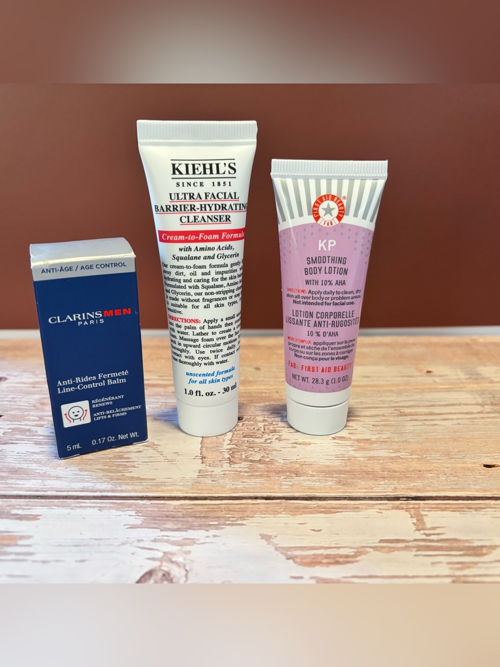 Clarins Men Paris 🌹 Kiehl’s 🌹 FAB first aid beauty